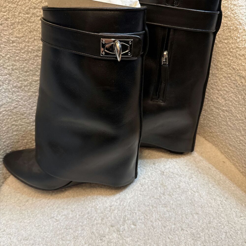 Givenchy Boots Color Black Size 35.5 - Picture 4 of 8